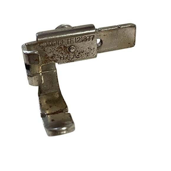 Singer Sewing Machine Adjustable Zipper Cording Foot Low Shank Complete 121877 u - Picture 3 of 7